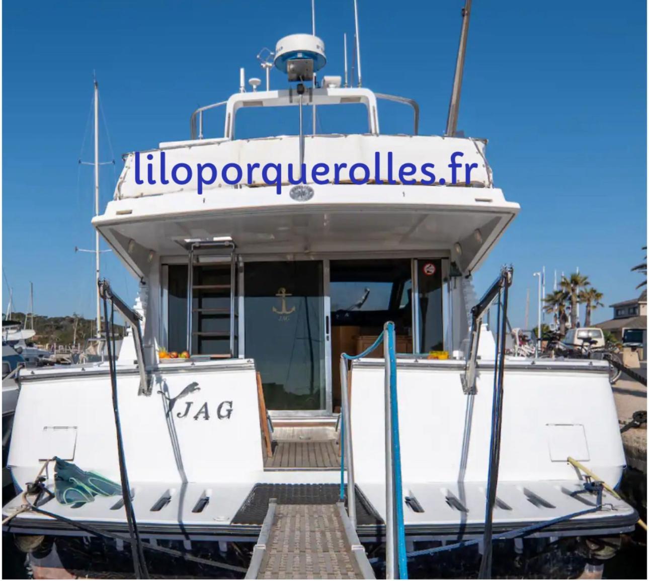 Hebergements Bateaux A Quai Porquerolles Eksteriør bilde